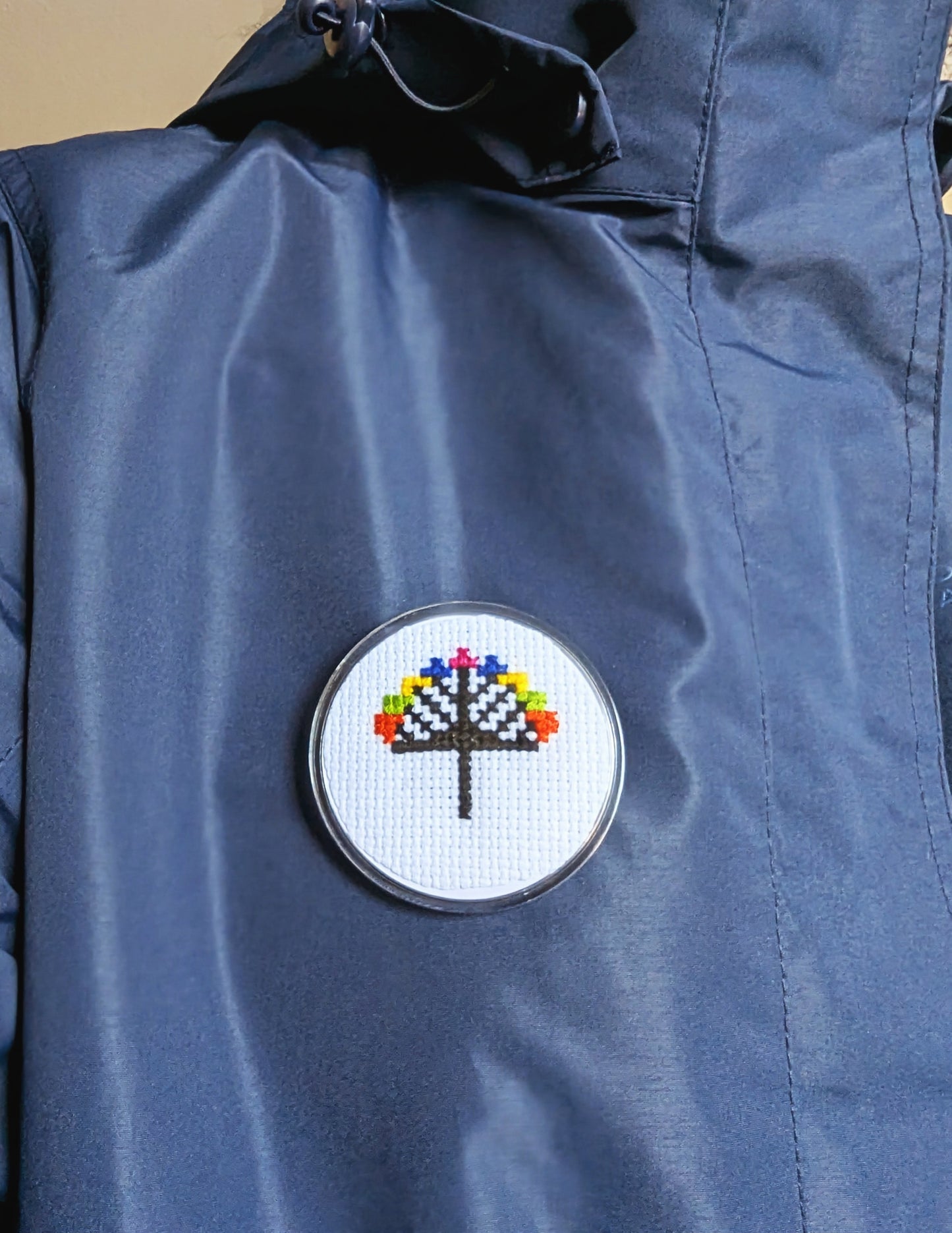 Tree of life pin badge