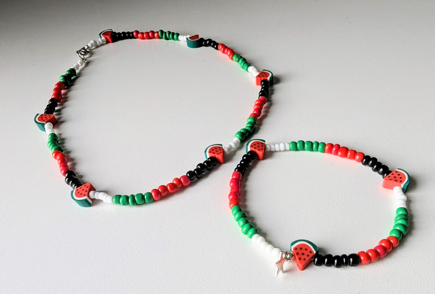 Watermelon necklace