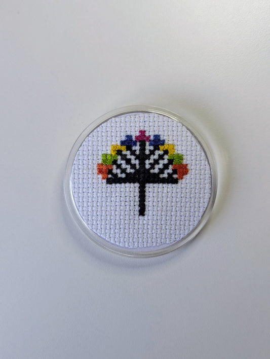 Tree of life pin badge