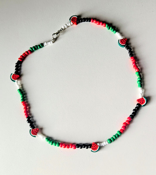 Watermelon necklace
